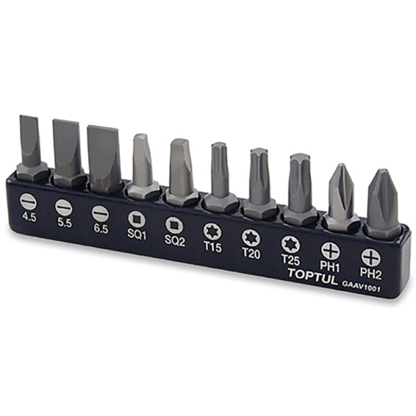 

Набор бит Toptul Torx 1/4" 10 ед. (GAAV1001)