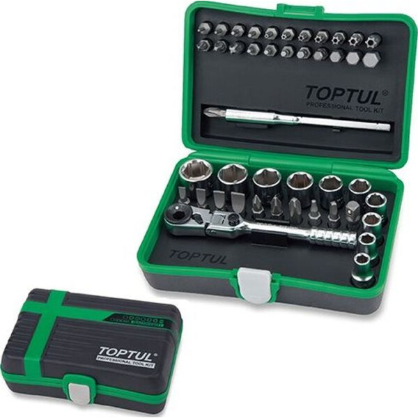 

Набор инструментов Toptul 1/4" (12 гр.) 45 ед. (GADW4502)