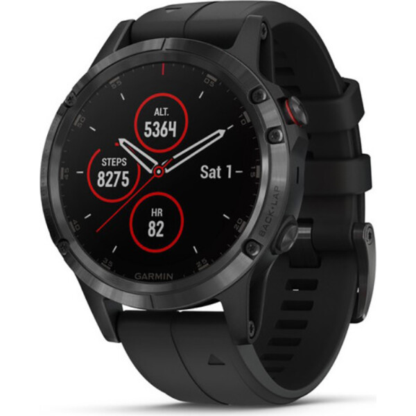 

Garmin Fenix 5 Plus Sapphire Black with Black Band (010-01988-01)