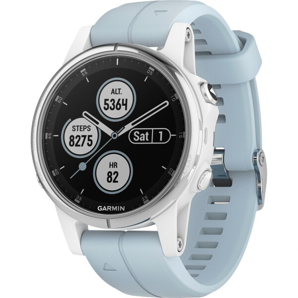 

Смарт-часы Garmin Fenix 5S Plus Glass,Wht w/Sea Foam Bnd (010-01987-23)
