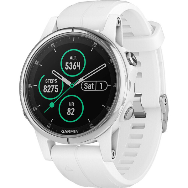 

Смарт-часы Garmin Fenix 5S Plus Sapphire White with Carrera White Band (010-01987-01)