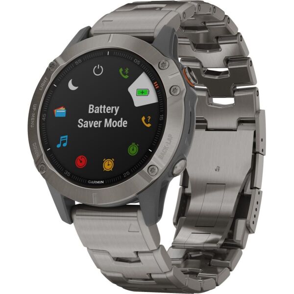 

Garmin Fenix 6 Pro Sapphire Titanium with Vented Titanium Bracelet (010-02158-23)