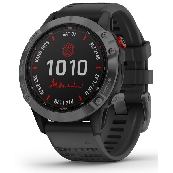 

Смарт-часы Garmin Fenix 6 Pro Solar Edition Slate Gray With Black Band (010-02410-15)