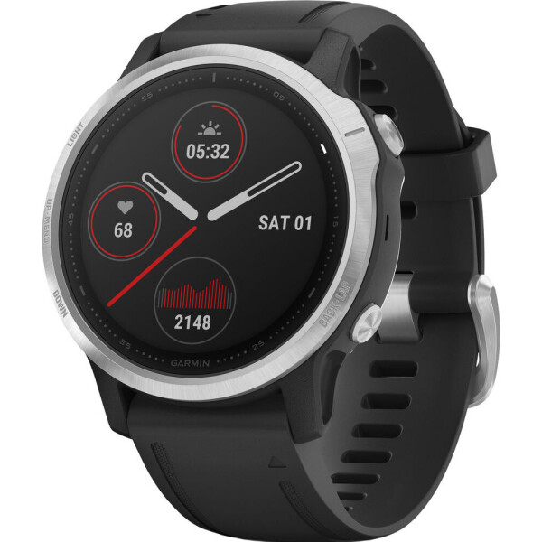 

Garmin Fenix 6 - Silver with Black Band