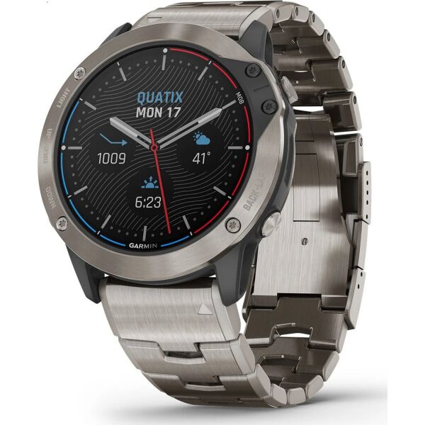 

Garmin quatix 6X Solar Titanium with Titanium Band (010-02157-30)