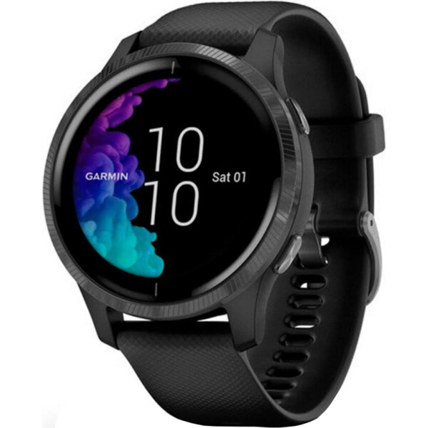 

Смарт-часы Garmin Venu Slate Stainless Steel Bezel w. Black and Silicone B. (010-02173-11)
