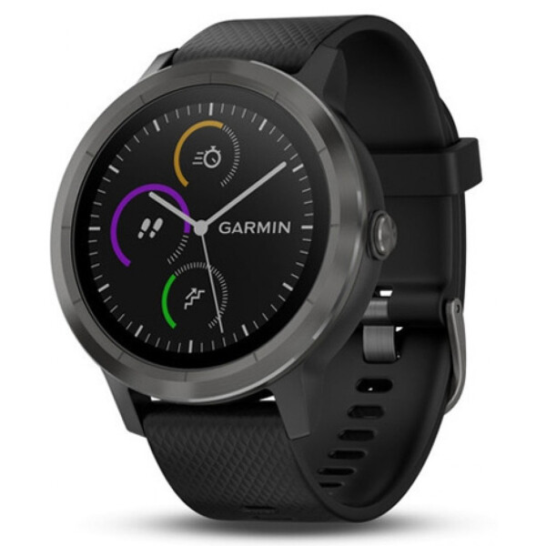 Акция на Смарт-часы Garmin Vivoactive 3 Black with Slate Hardware (010-01769-12) от Allo UA