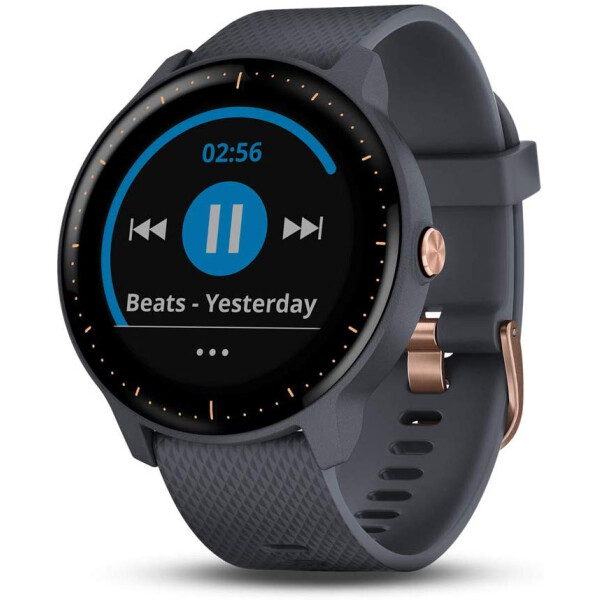 

Garmin VIVOACTIVE 3 MUSIC GRANITE BLUE WITH ROSE GOLD HARDWARE (010-01985-33)