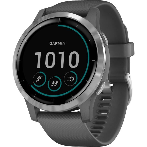 

Смарт-часы Garmin vivoactive 4, Shadow Grey with Silver Hardware, GPS navy (010-02174-03)