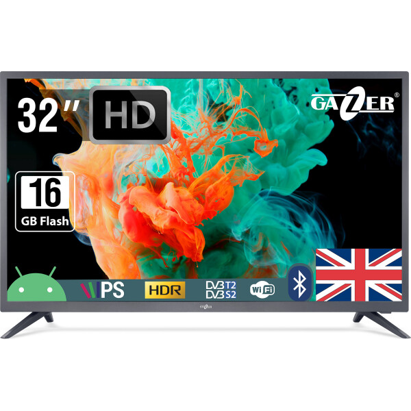 

32" Gazer TV32-HS2G Smart TV Gray
