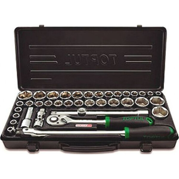 

Набор инструментов Toptul 1/4" (дюйм + метр.) 38 ед. (GBB38190)