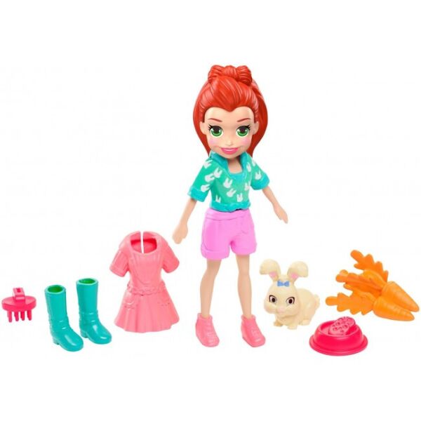 

Мини-кукла набор Polly Pocket Лила с любимцем (GDM11)