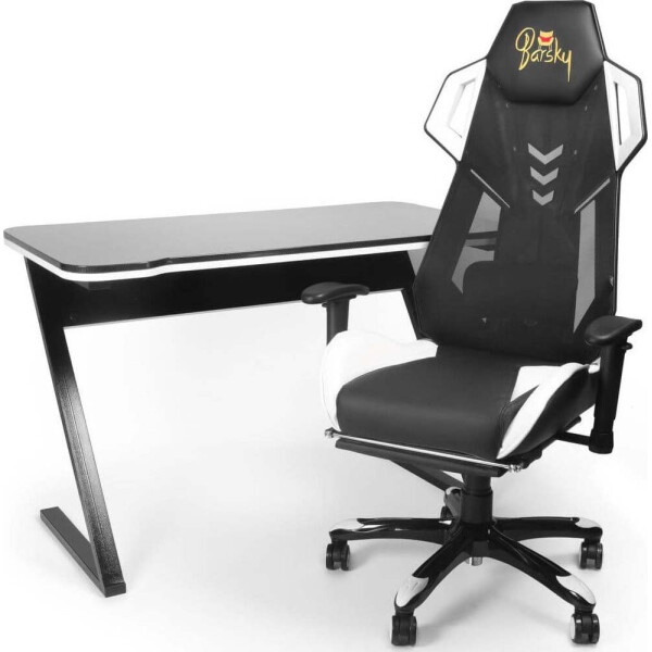 

Комплект со стулом Barsky Z-Game White ZG-04/BGM-09