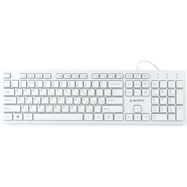 

Клавиатура Gembird KB-MCH-03-W-UA White USB