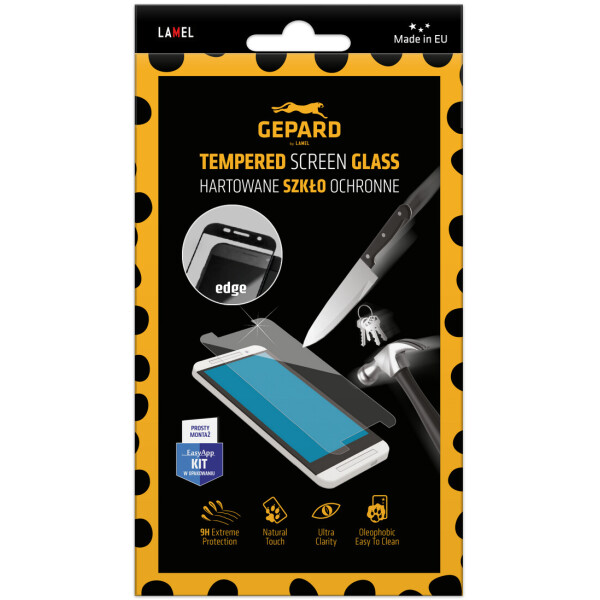 

Gepard Full Cover Full Glue Edge Black для Huawei P30 Lite