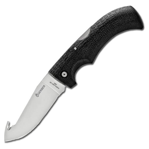 

Нож Gerber Gator Gut Hook , прямое лезвие-крюк, блистер