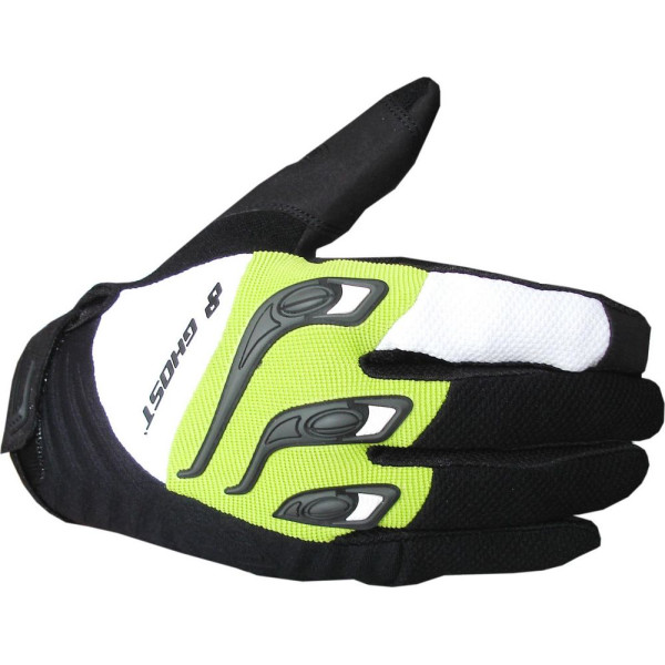 

Велоперчатки GHOST AM Gloves "double G" black/green/white - XXL
