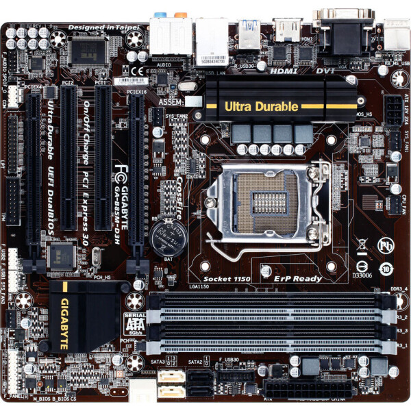

Gigabyte GA-B85M-D3H s.1150 DDR3 "Over-Stock" "Refurbished"