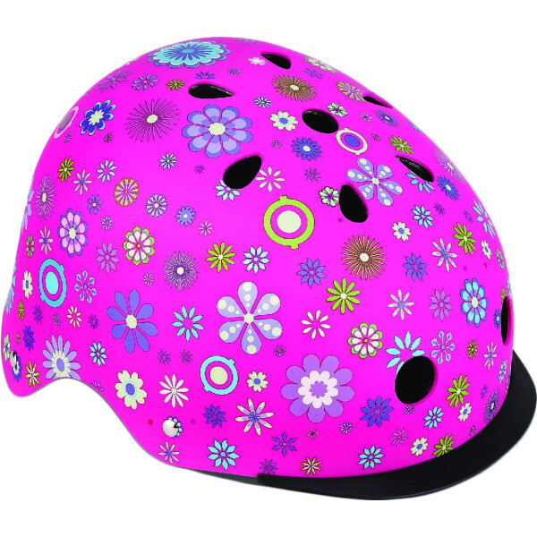 

Шлем GLOBBER Цветы розовый 48-53см (XS/S) (507-110)