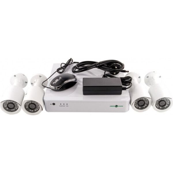 

Комплект видеонаблюдения Green Vision GV-IP-K-S31/04 1080P
