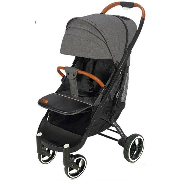 

Детская коляска прогулочная Yoya Plus Pro Light Grey черная рама