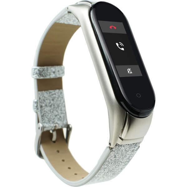 

Сменный браслет Smart Band в Mi Band 4/3 Print серый