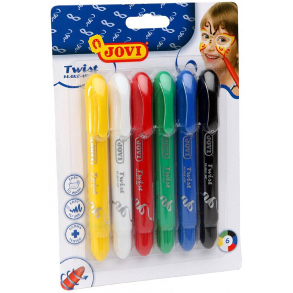 

Грим-маркеры выдвижные Jovi 6 цветов (191)
