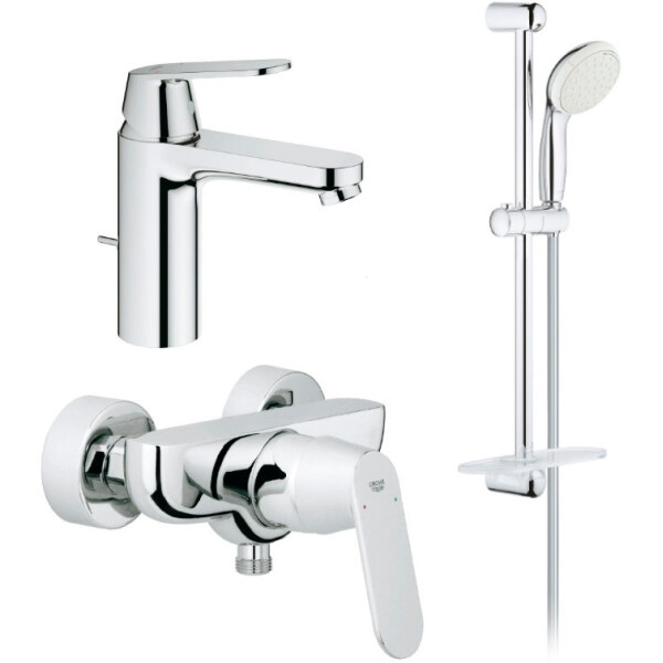 

Набор смесителей для ванны Grohe EX Eurosmart Cosmopolitan 3 в 1 (23325000+32837+27926001), 126114M