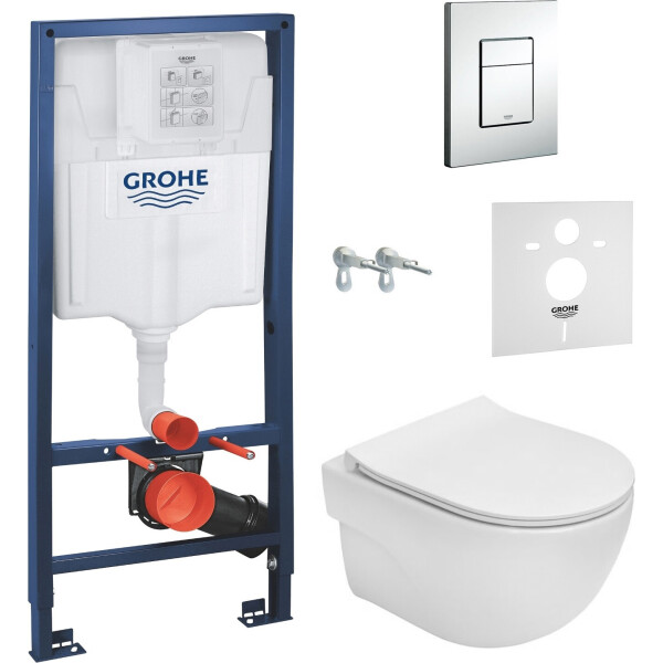 

Инсталляция GROHE RAPID SL с унитазом ROCA Slim Soft Close + звукоизоляционный комплект, A34H242000+38772001+37131000