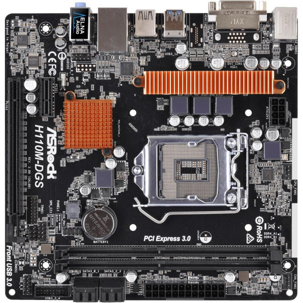 

Материнская плата ASRock H110M-DGS R3.0