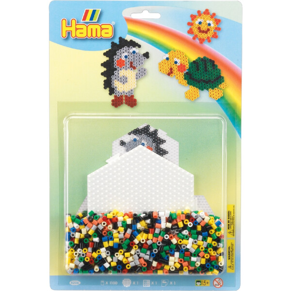 

Термомозаика HAMA Набор Ежик Midi 5+
