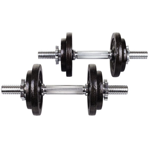 

Набор гантелей металлические Hop-Sport Strong 2х10кг