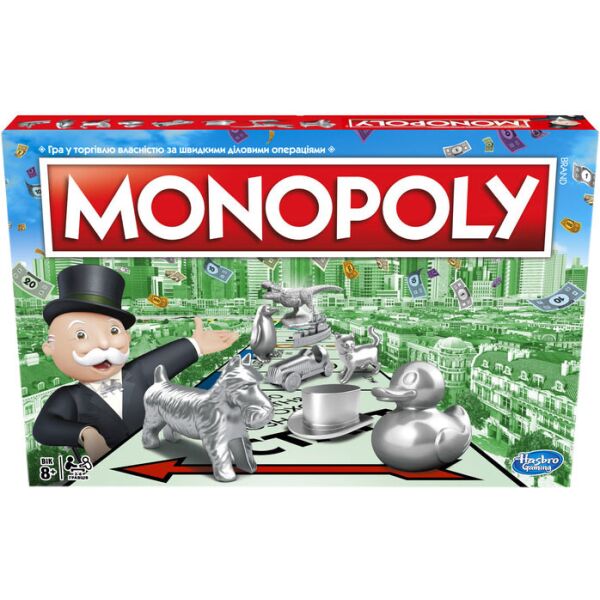 

Настольная игра Hasbro Монополия Классическая версия, обновленная укр. язык (C1009657)