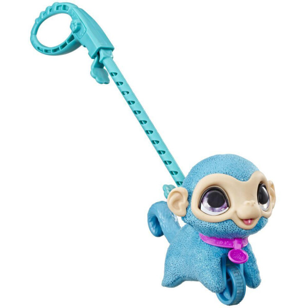 

Игрушка Hasbro Furreal Friends Маленький питомец на поводке Обезьянка голубая (E3503_E4777)