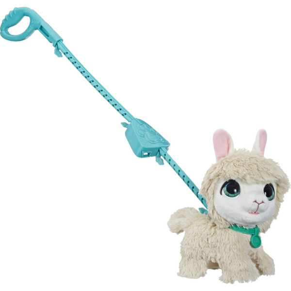 

Интерактивная игрушка Hasbro Fur Real Friends Walkalots Большой питомец Лама на поводке