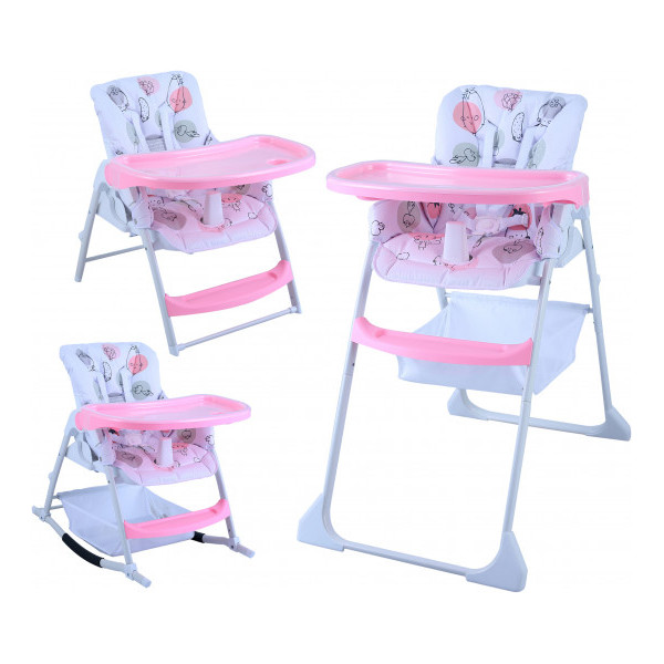 

Стульчик для кормления GT Baby HC-01 Pink/Fruit Patterns
