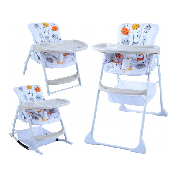

Стульчик для кормления GT Baby HC-01 Light brown/Fruit Patterns