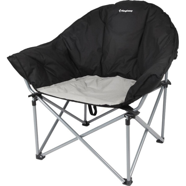 

KingCamp Heavy duty steel folding chair (KC3976) Black/grey