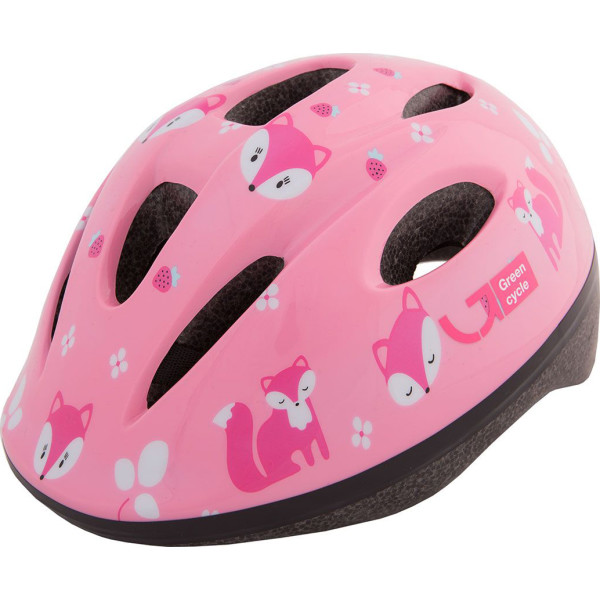 

детский Green Cycle Foxy размер 48-52см розовый/малиновый/белый лак (HEL-16-24)