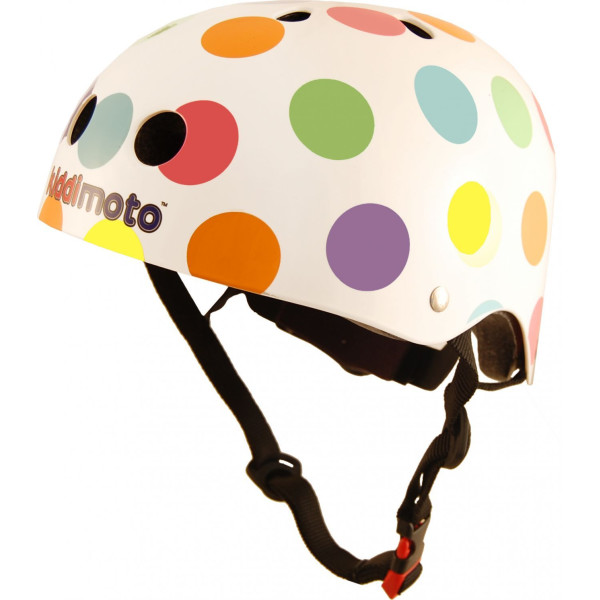 

детский Kiddimoto белый в цветной горошек, размер M 53-58см (HEL-97-61)