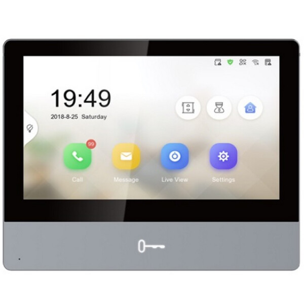 

7" IP видеодомофон Hikvision DS-KH8350-WTE1 Black