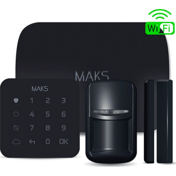 

Комплект беспроводной сигнализации MAKS PRO WiFi KIT black