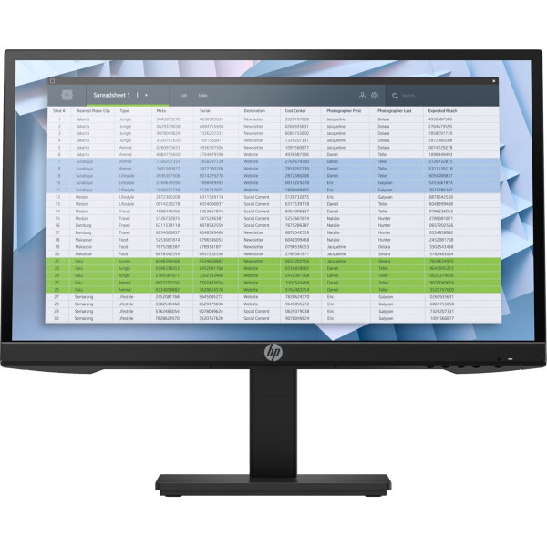 

22" HP P22h G4 FHD Monitor (7UZ36AA) Black