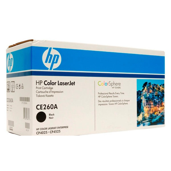 

Картридж HP CLJ CE260A black