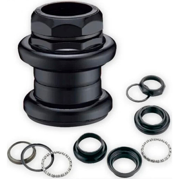 

Рулевая колонка 1-1/8” VP VP-MH501, резьбовая, d 25.4/34/30, 26 TPI, подшипники сепараторные, стальная (HSE-60-06)