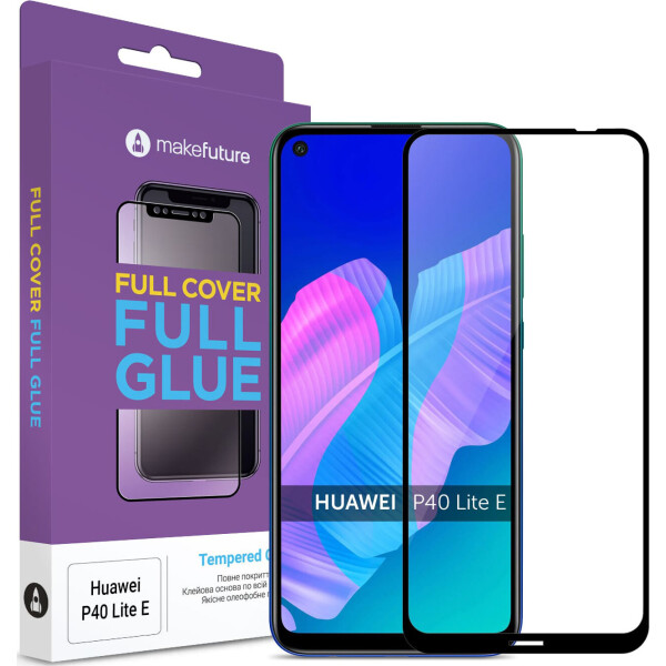 

Защитное стекло MakeFuture Full Cover Full Glue Black для Huawei P40 Lire E