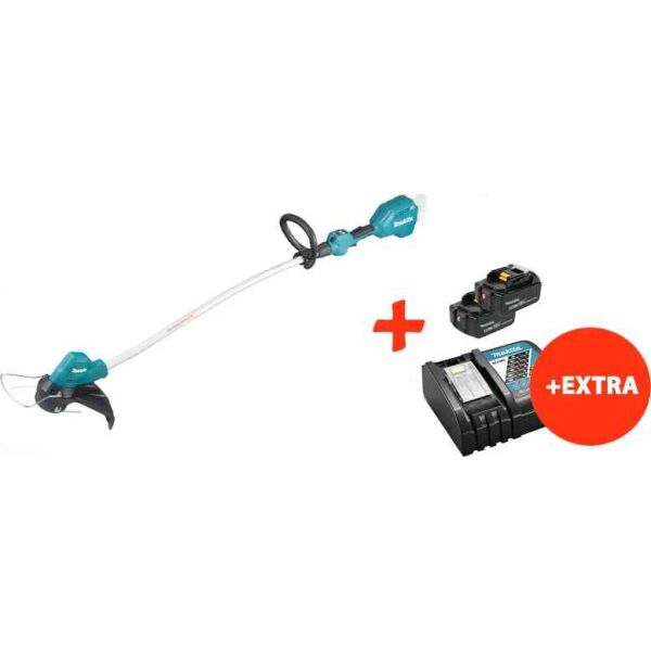 

Аккумуляторная коса Makita DUR189Z+2 акк.18V 5 Ah+быстрозарядное ЗУ (DUR189RT2)