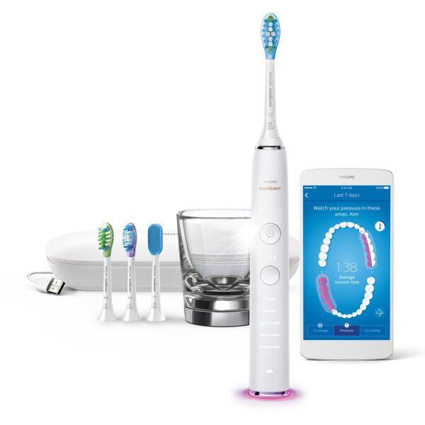 

Звуковая электрическая зубная щетка PHILIPS DiamondClean Smart HX9924/07