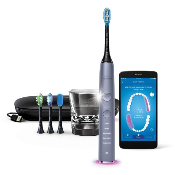 

Звуковая электрическая зубная щетка PHILIPS DiamondClean Smart HX9924/47