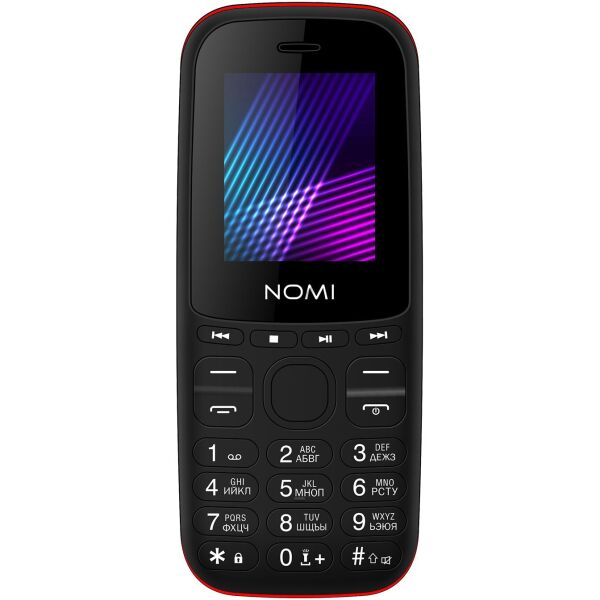 

Nomi i189s Black/red (черн.красн.)